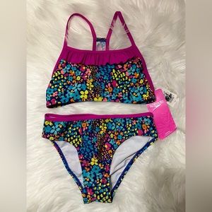 Girls 2 Piece Swimsuit Size 10/12